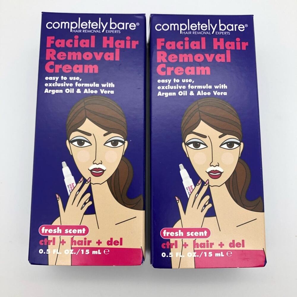 Completely Bare Facial Hair Remover Loy of 2 - New